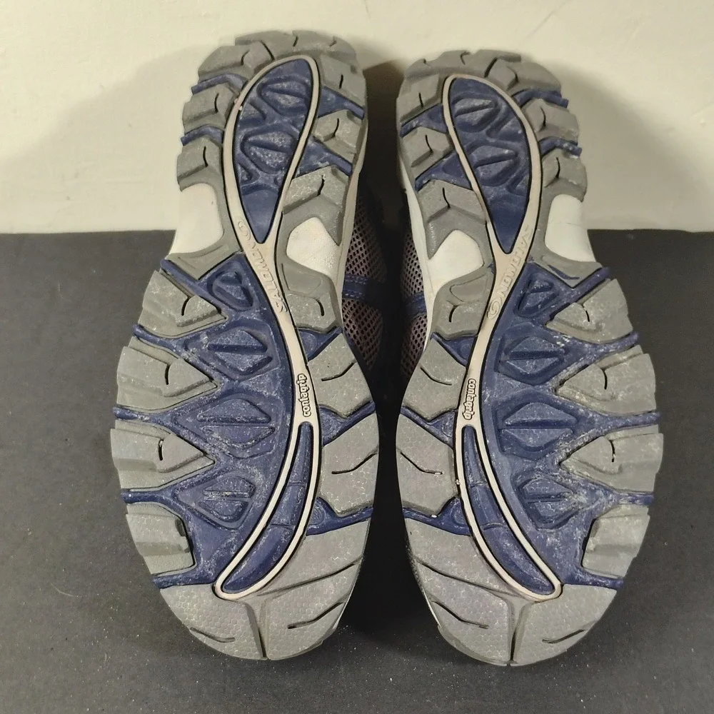 Salomon Sandals Men 11 Blue Mesh Techamphibian Trail Hiking Shoes 872893